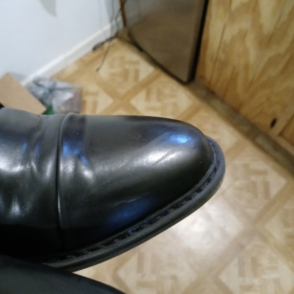 Stacy Adams Black Cap Toe Dress Shoes - Picture 9 of 10